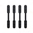 thumbnail image 4 of BRIGHTFUFU 4pcs máscara banda extensión hebilla ajustable máscara cuerdas hebilla práctica máscara accesorios para hombres mujeres (negro), 4 of 7