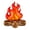 Red, variant on NIBOLOG Inflatable Campfire Props Firewood Toys Realistic Looking Waterproof Fake Flame Compact Inflatable Bonfire Decor
