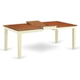 thumbnail image 5 of East West Furniture QUIN5-WHI-W 5PC Quincy Rectangular Dining Set -Table 40 in. x78 in. in Buttermilk & Cherry Finish, 5 of 10