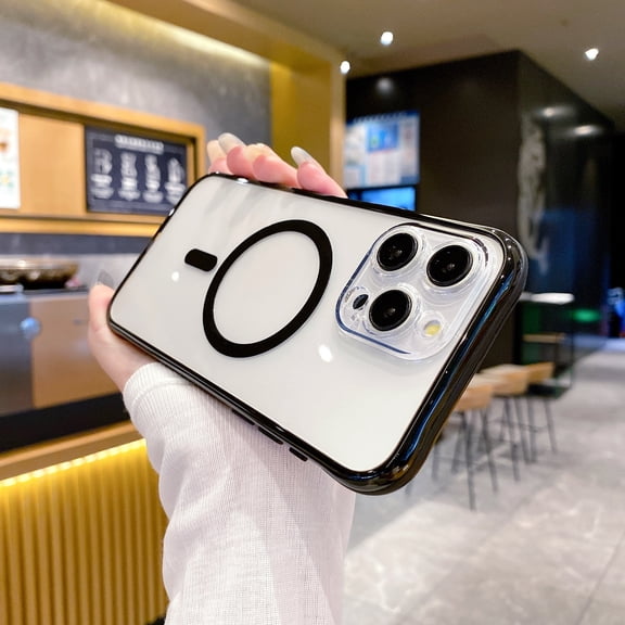 TECH CIRCLE For iPhone 15 Case with MagSafe, Strongest Magnet, Military-Grade Protection, Non-Yellowing, Shockproof Slim Thin Women Men Phone Cover for Apple iPhone 15 6.1" 2023,Black