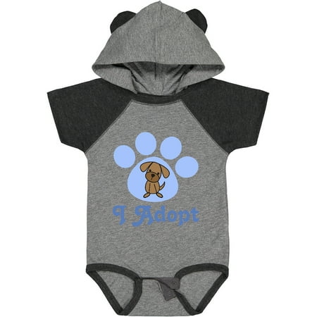 

Inktastic Paw Print Dog Adoption Gift Baby Boy or Baby Girl Bodysuit