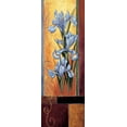 thumbnail image 2 of Deveraux, Jill 11x24 Black Ornate Wood Framed with Double Matting Museum Art Print Titled - Iris, 2 of 4