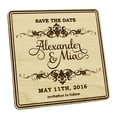 thumbnail image 2 of 20 Rustic Wedding Save The Date Cards Favors With Envelopes Personalized Wedding Magnets Wood, 2 of 2