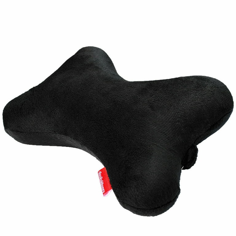 2pk Dog Bone Shaped Travel Neck Pillows with Washable Removable