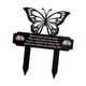 thumbnail image 4 of Marcador de tumba conmemorativo, estaca de jardín de mariposas, entierro, resistente a intemperie, decoración de cementerio, placa, letrero para Negro, 4 of 8