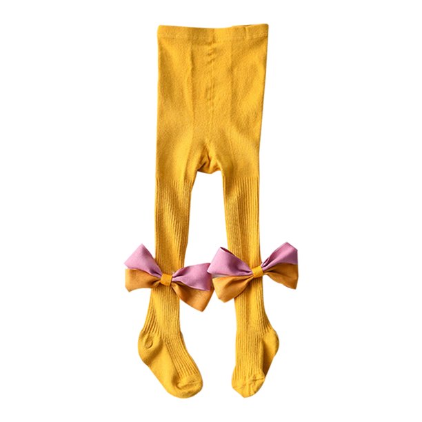Medias Worallymy con lazo para recién nacido pantimedias de baile para chico de otoño medias para bebé pantalones de algodón para niño ropa para niño niña Worallymy JD735801542