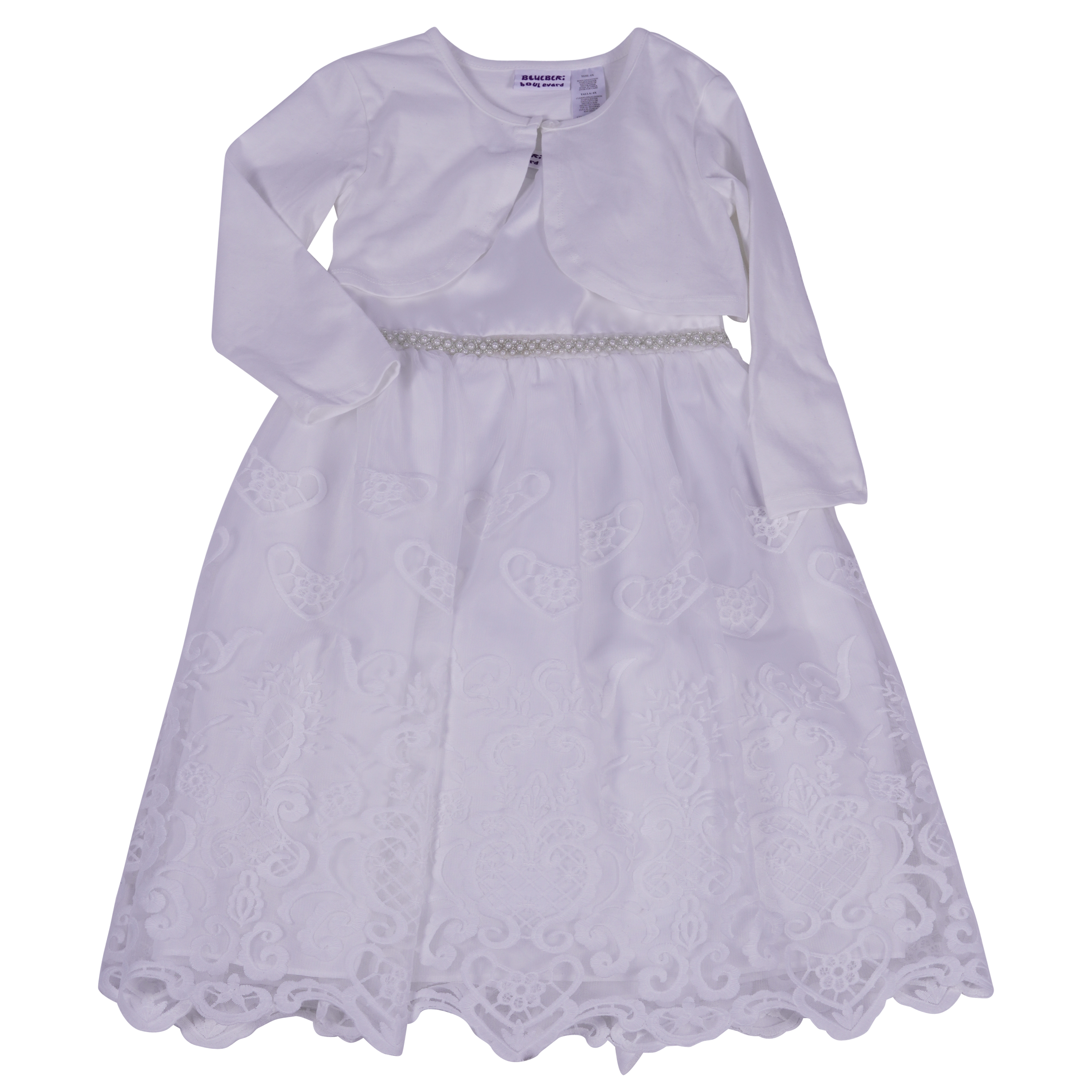 blueberi boulevard white dress