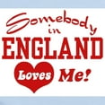 thumbnail image 2 of CafePress - Somebody In England Loves Me Infant Bodysuit - Baby Light Bodysuit, Size Newborn - 24 Months, 2 of 4
