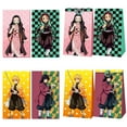 thumbnail image 5 of 12 PCS Demon Slayer Kraft Paper Goodie Bag Small Gift Bags for Demon Slayer Party Supplies,Kids Birthday Game Party Kraft Paper Goodie Gift Bag Decorations, 5 of 5
