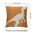 thumbnail image 4 of nygtbtfer Set of 2 Throw Pillow Covers in Prehistoric Paleontologist Decorative Pillow Cases Boys Room Home Decor Pillowcases White, 4 of 7