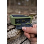 (4 pack) Swiss Tech Leistung 20000 mAh Wireless Solar Power Bank with Flashlight IP54