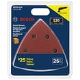 thumbnail image 2 of Hojas de lijado BOSCH SDTR122C 120 Grit 25 unidades para madera, 2 of 3