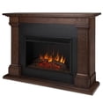 thumbnail image 2 of Pemberly Row Traditional Wood Electric Fireplace in Chestnut Oak, 2 of 12
