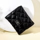 thumbnail image 2 of Cartera de mujer con forma de diamante, sencilla, multitarjeta, antidesmagnetización, para estudiantes, portátil, 2 of 5