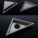 thumbnail image 3 of Desagüe de Suelo para Baño, Tipo Oculto, con Inserción Triangular para Azulejos, Cubierta de Desagüe, Rejillas para Desagües de Ducha, Acero Inoxidable 304., 3 of 7