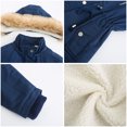 thumbnail image 4 of U.Vomade Women's Thickened Lamb Fleece Coat Loose Removable Hooded Fleece Jacket, 4 of 6