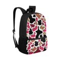 thumbnail image 2 of HUIACONG Red Cow Print Kids Backpack for Daily School Use Multi Compartment Water Repellent Large Capacity for Boys Girls Students 6‑18, 2 of 6