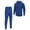 C-Blue256, variant on DHFJKG Tracksuit 2 Piece Set For Men Zip Up Hoodies Casual Loose Fit Plus Size Pockets Zipper Jacket Joggers Pants Athletic Streetwear Classic Outfit