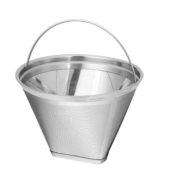 K Cup Ground Coffee Pod Reusable Stainless Steel with High-Density Mesh for Keurig 1.0, Includes Coffee Powder Box and Spoon