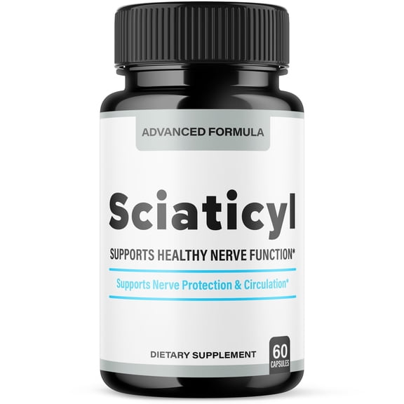 Sciaticyl Advanced Nerve Health Support Pills Natural Vitamin Supplement 60 Capsules