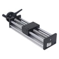 thumbnail image 1 of Linear Sliding Table, 200mm Stroke Simple  Linear Rail Guide Slide Stage Strong Load Capacity with Handwheel for Milling Machine, 1 of 8
