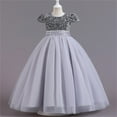 thumbnail image 2 of Ruyang Girls Sequin Dress Birthday Party Prom Dresses for Toddler Girls' Special Occasion Dress Dresses, 2 of 4