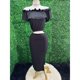 thumbnail image 3 of Conjunto Blusa Con Olan Y Falda Ajustable Casual De Mujer Color Negro Talla Unitalla Marca Emil SaEs, 3 of 4
