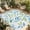 Turquoise, variant on Blue Green Botanical Outdoor Rug for Patio/Deck/Porch, Non-Slip Large Area Rug 3 x 5 Ft, Pastoral Summer Spring Leaf Indoor Outdoor Rugs Washable Area Rugs, Reversible Camping Rug Carpet Runner