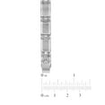 thumbnail image 3 of Mens Stainless Steel High Polish Square Link Bracelet 8.5 - Mens bracelet, 3 of 5