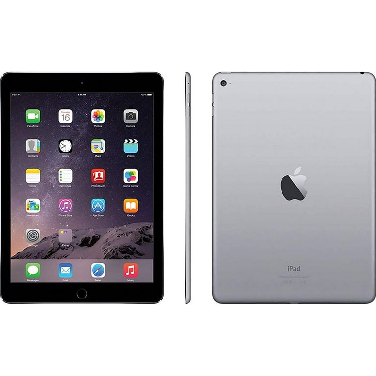 Restored Apple iPad Air 2 Wi-Fi + Cellular 128GB Space Gray