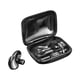 thumbnail image 2 of Auriculares inalámbricos de los auriculares de botón en ganchos para la oreja de los auriculares corrientes del sonido estéreo del oído V5.3 Negro, 2 of 8