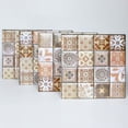thumbnail image 2 of Pegatinas de pared 3D con imitación de ladrillo, papel tapiz decorativo, impermeables, autoadhesivas, para decoración del hogar, sala de estar, cocina, 5/10/20 unidades, 2 of 5