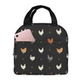 thumbnail image 1 of Fotbe Funny Chicken Bolsa Térmica con Estampado y Forro de Aluminio Grueso Bolsa de Almuerzo con Bolsillo Frontal para Hombres y Mujeres, Ideal para Trabajo, Escuela, 1 of 8