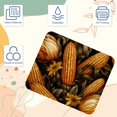 thumbnail image 3 of Thanksgiving Corn Gaming Mouse Pad Desk Mat, Square 8.3x9.8 Inch Non-Slip Rubber Bottom Printed Design for Office and Gaming, 3 of 6