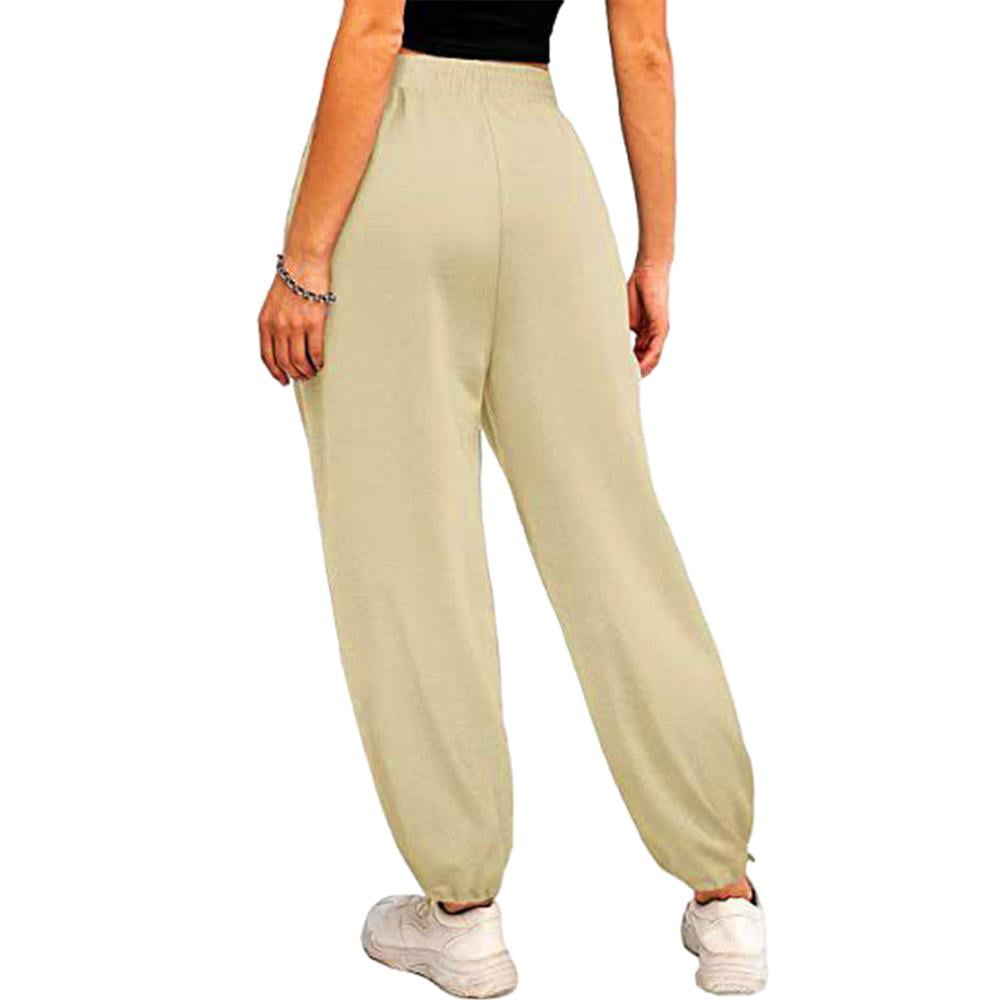 Careslong Women's Sweatpants with Pocket Cinch Bottom Sweatpants Jogger  Pants for Women Cotton Soft Leisure Trousers High Waist Yoga Drawstring  Pants methodical - Walmart.com