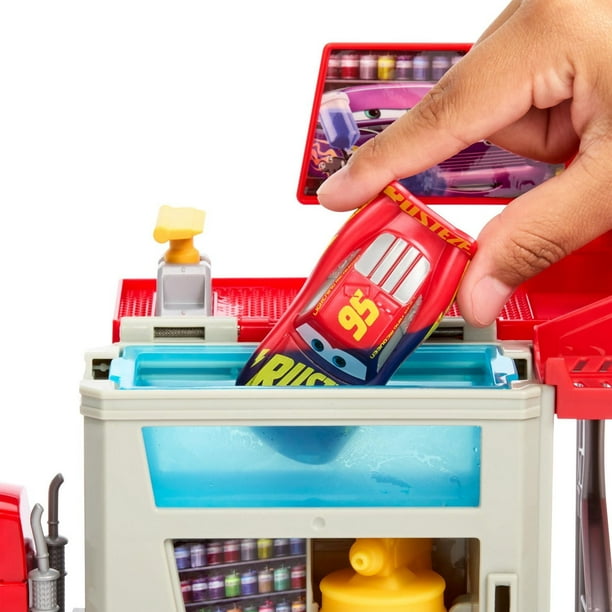 海外限定？Cars マックィーン メカニックショップ＆ランチャー playset 海外限定？Cars マックィーン メカニックショップ＆ランチャー playset