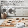 thumbnail image 5 of ODIKA 4'x6' Machine Washable Non-Slip Area Rug, Modern Abstract & Beige Hues High Traffic Rug, Beige, 247972, 5 of 7