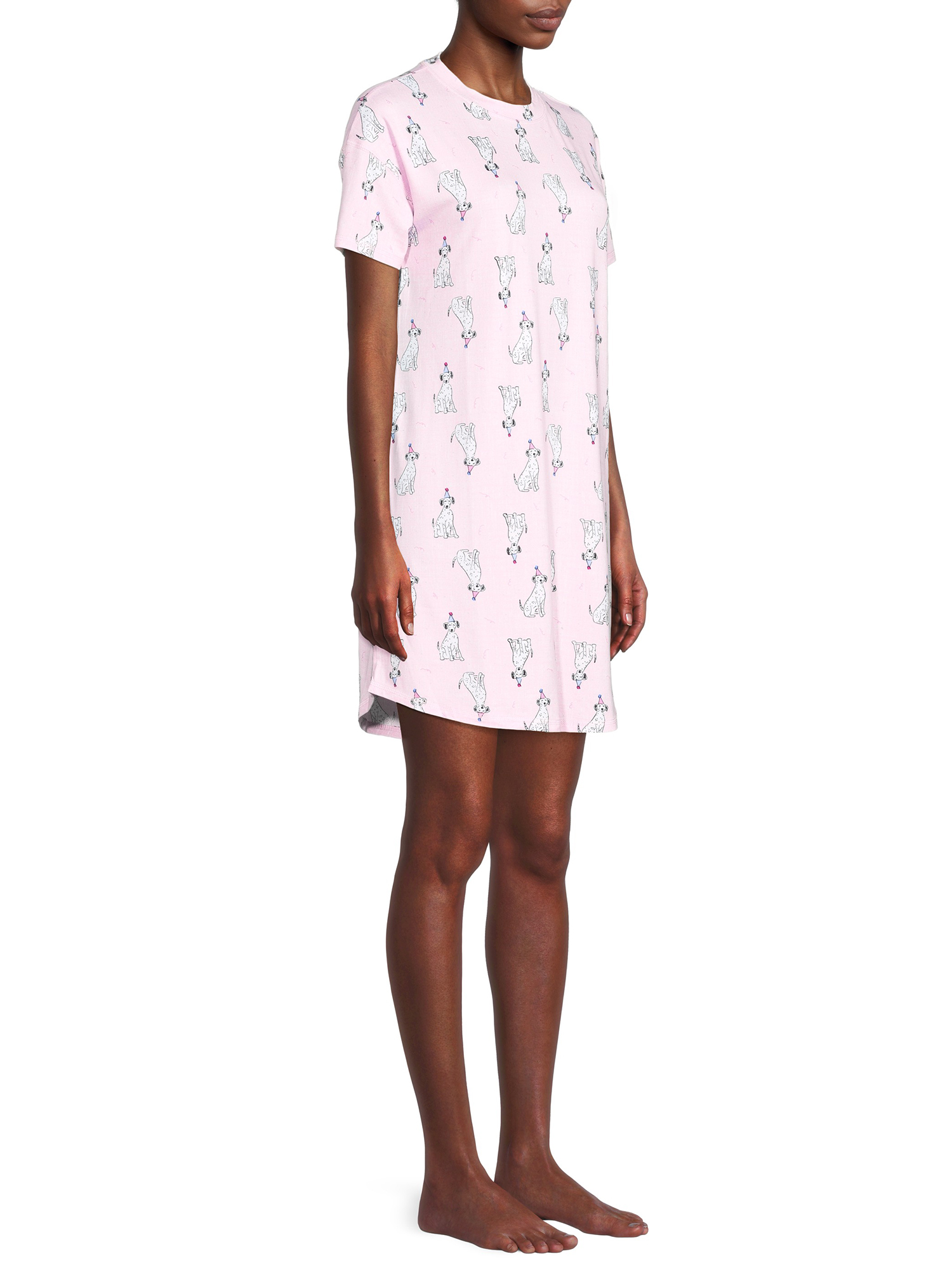 Jaclyn Women’s Hi-Lo Drop Shoulder Sleep Shirt - image 5 of 6