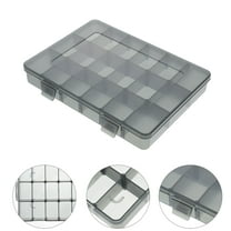 Topbathy Screw Storage Organizer Box 18 Compartment Plastic Tool Organizer for Nuts Bolts and Fasteners