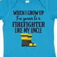 thumbnail image 4 of Inktastic Future Firefighter Like My Uncle Boys or Girls Baby Bodysuit, 4 of 5