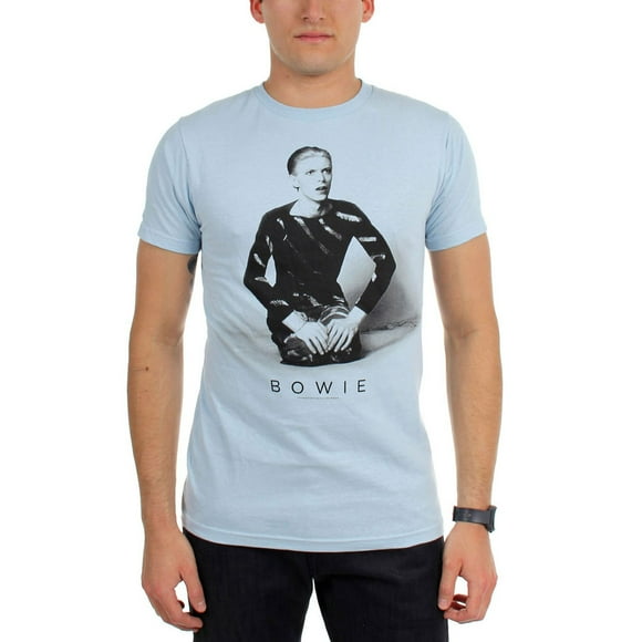David Bowie - Kneeling Adult T-Shirt - 2X-Large