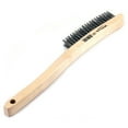 thumbnail image 3 of Forney Industries Inc 70521 Stainless Steel Wire Scratch Brush With Wood Handle, 3 of 5