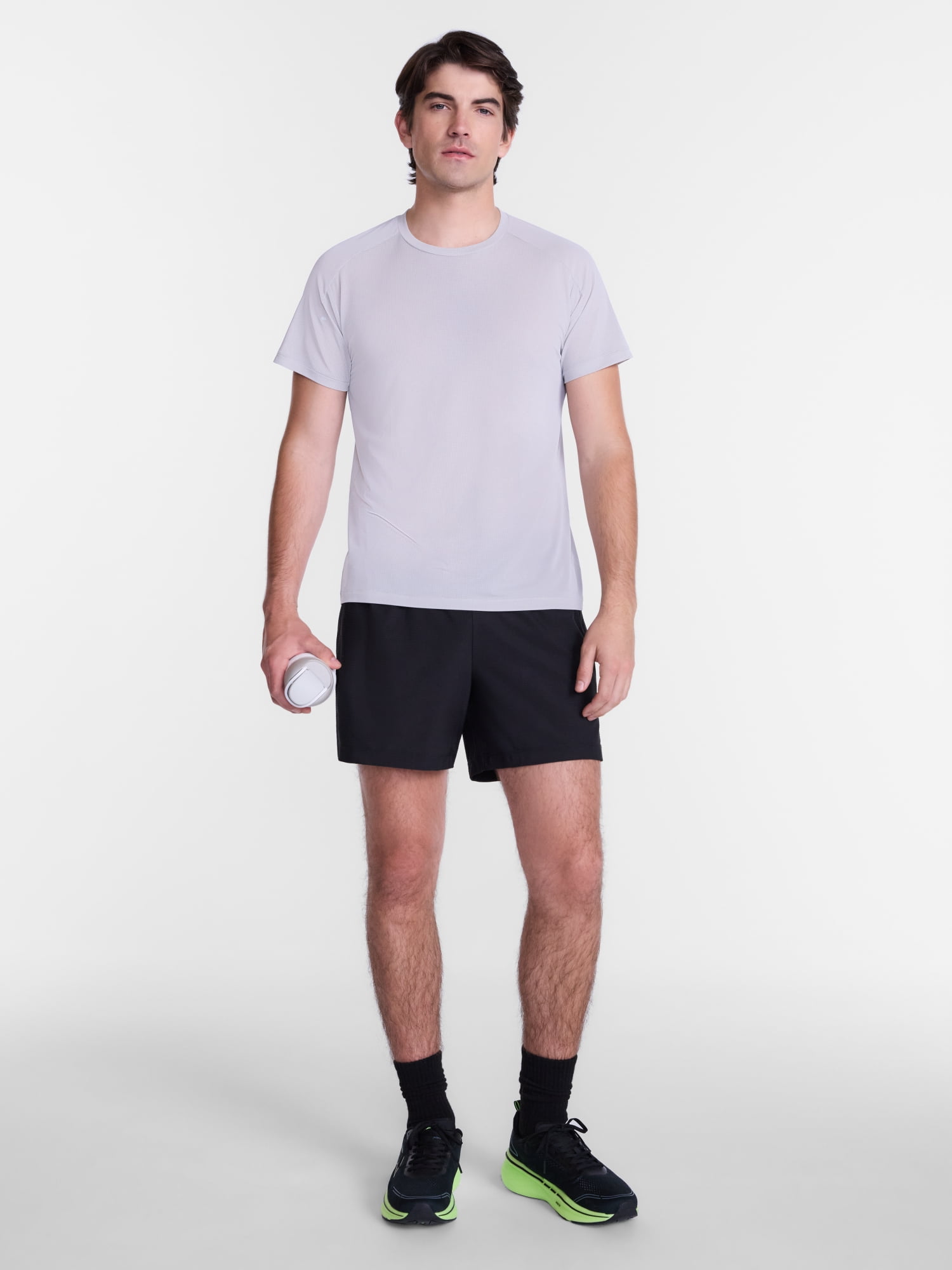 Avia Men's and Big Men's AviaMesh Performance Tee, Sizes XS-4XLT