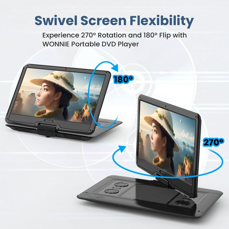 WONNIE ポータブルdvdプレーヤー 液晶新品 Amazon.co.jp: 【2025強化版・15.4インチ大画面・3年保証