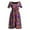 CL3, variant on Bintarealwax African Print Short Sleeve Dress Ankara Plus Size Colorful Bright Casual Party Dress with Belt