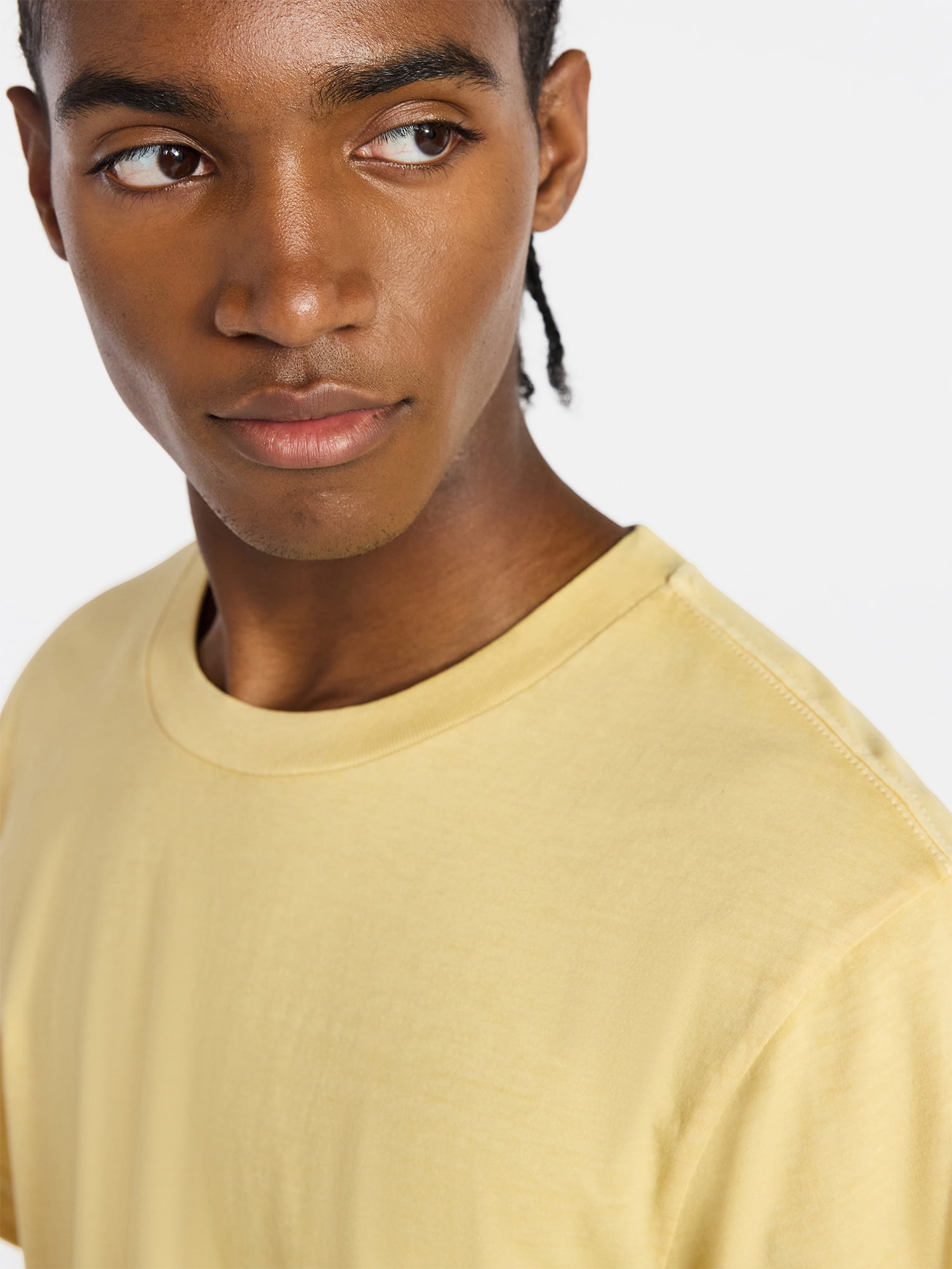 No Boundaries Standard Fit Cotton Tee with Short Sleeves, Men's and Big Men's XS-5XL