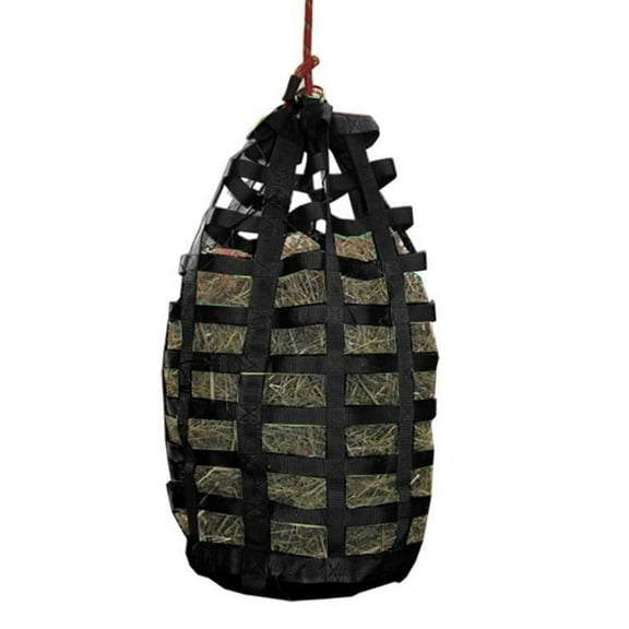 Derby Originals Go Around Slow Feeder Horse Hay Bag with 3.5"x1.5" Rectangular Openings and 6-Month Warranty