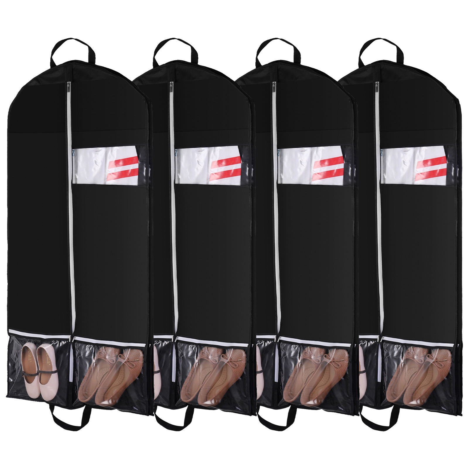 Abaima 4-Pack Travel Garment Bags 50 Inch photo 4