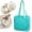Green, variant on FINPAC Embroidery Bag, Cross Stitch Storage, Square Quilted Tote Organizer with Multiple Pockets for Floss, Hoops, Thread, Stitch Tools Kit [Bag Only], Green