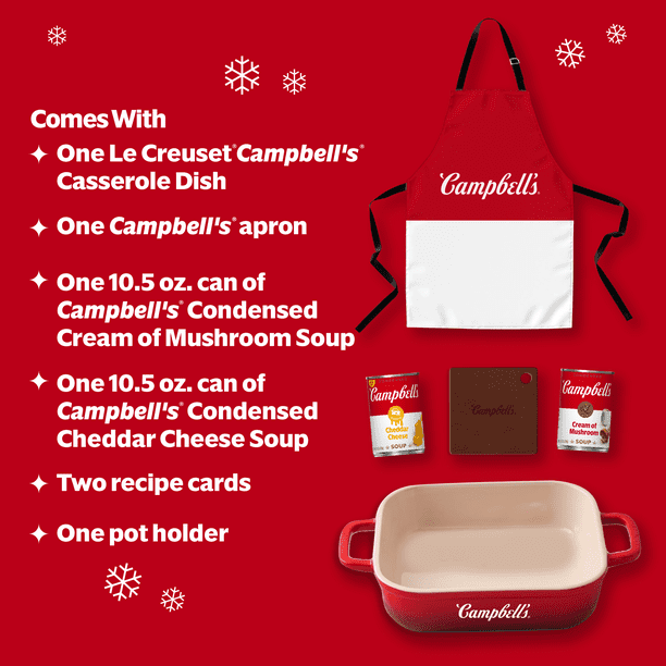 Campbell's Holiday Side Dishes Gift Box Set, Le Creuset Casserole